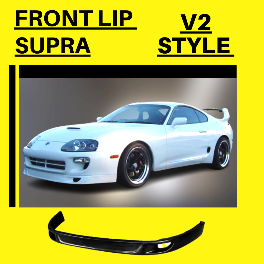 Front Lip Splitter For Toyota Supra V2 Style (93-98) – autoplaza.au